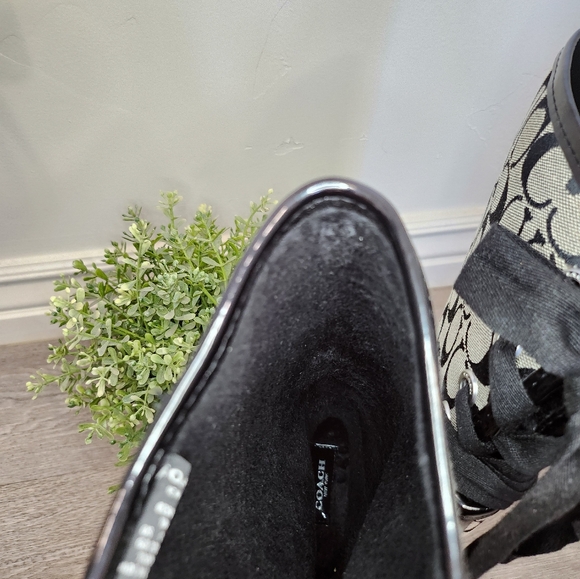 Coach logo canvas Rain boot - Picture 7 of 12